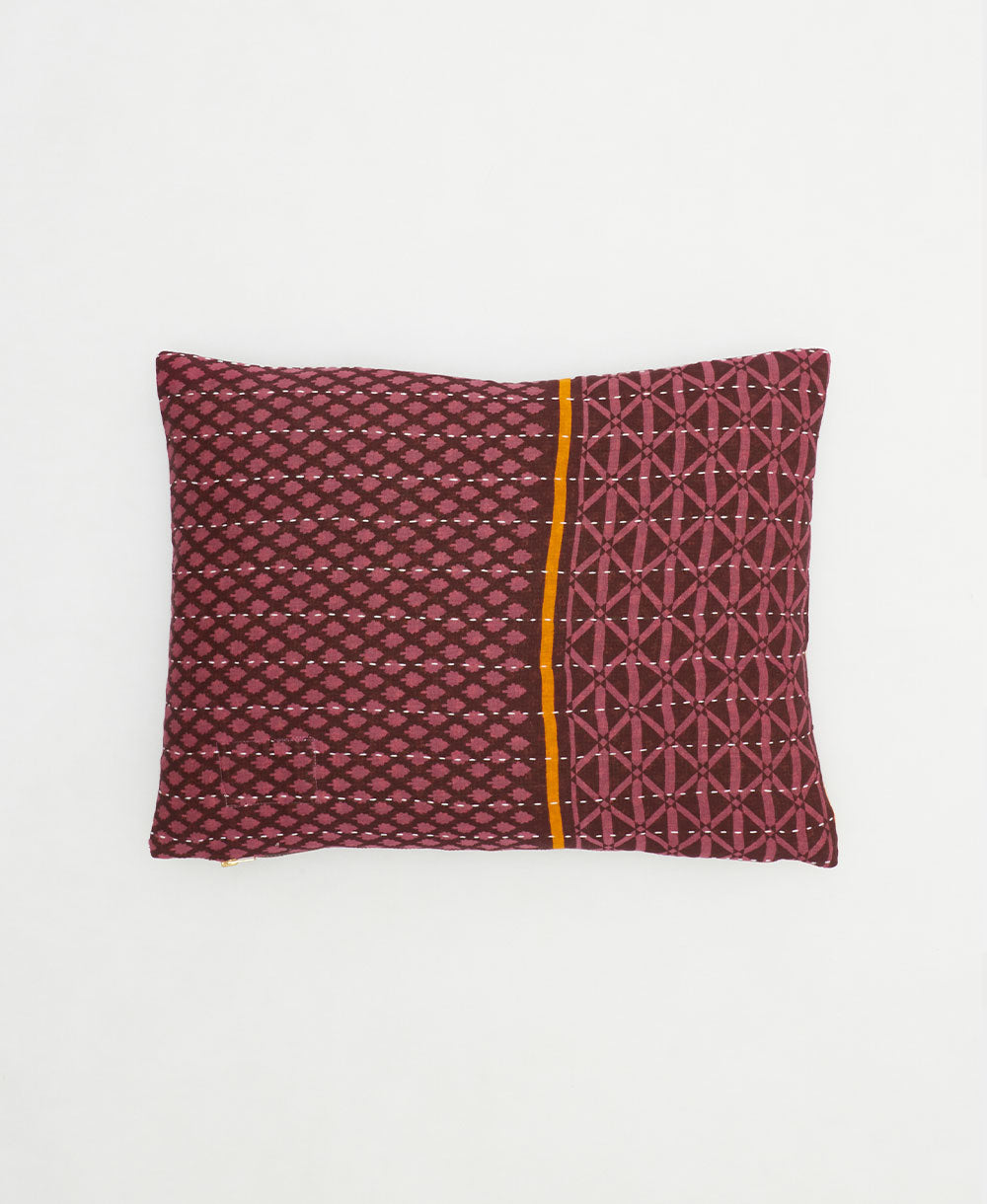 small lumbar pillowwith removeable down feather insert