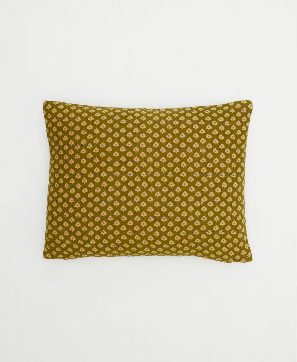 small lumbar pillowwith removeable down feather insert