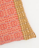 kantha embroidery on small throw pillow