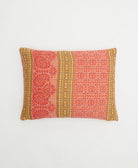 small pillow handmade in India from vintage cotton fabrics