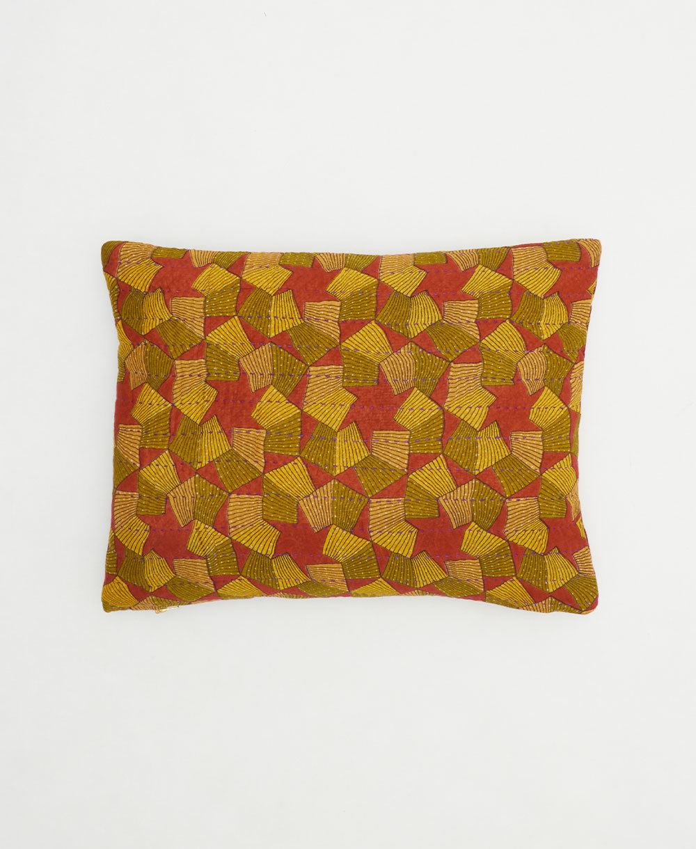 small lumbar pillowwith removeable down feather insert