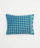 small pillow with bold print handmade in India from vintage cotton fabrics