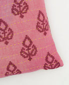 kantha embroidery on small throw pillow