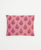 small pillow with bold print handmade in India from vintage cotton fabrics