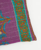 kantha embroidery on small throw pillow