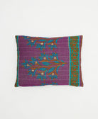 small pillow with bold print handmade in India from vintage cotton fabrics