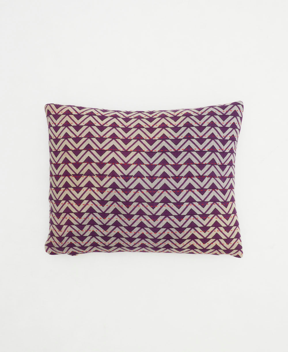 small lumbar pillow with removeable down feather insert
