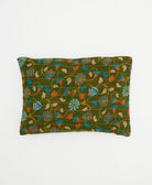 small pillow with bold print handmade in India from vintage cotton fabrics