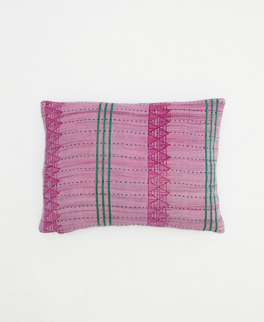 small lumbar pillow with removeable down feather insert