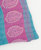 kantha embroidery on small throw pillow