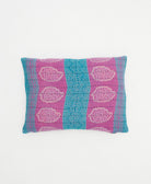 small pillow with bold print handmade in India from vintage cotton fabrics