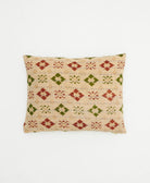 small pillow with bold print handmade in India from vintage cotton fabrics