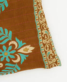 kantha embroidery on small throw pillow