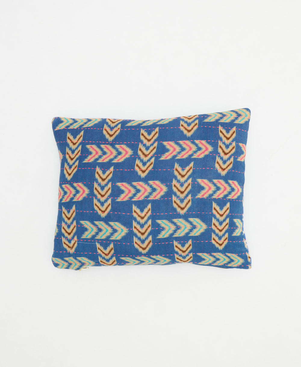 small lumbar pillow with removeable down feather insert