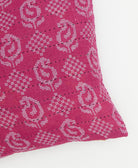 kantha embroidery on small throw pillow