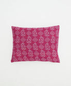 small pillow handmade in India from vintage cotton fabrics