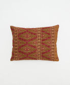 small pillow handmade in India from vintage cotton fabrics