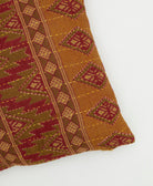 kantha embroidery on small throw pillow