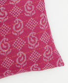 kantha embroidery on small throw pillow