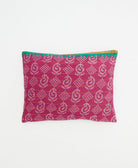 small pillow handmade in India from vintage cotton fabrics