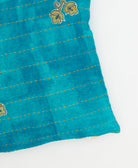 kantha embroidery on small throw pillow