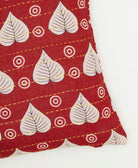 kantha embroidery on small throw pillow