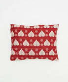 small pillow handmade in India from vintage cotton fabrics