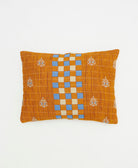 small pillow handmade in India from vintage cotton fabrics