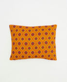 small pillow handmade in India from vintage cotton fabrics
