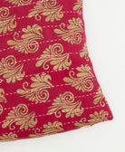 kantha embroidery on small throw pillow