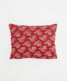 small pillow handmade in India from vintage cotton fabrics