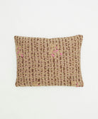 small pillow handmade in India from vintage cotton fabrics