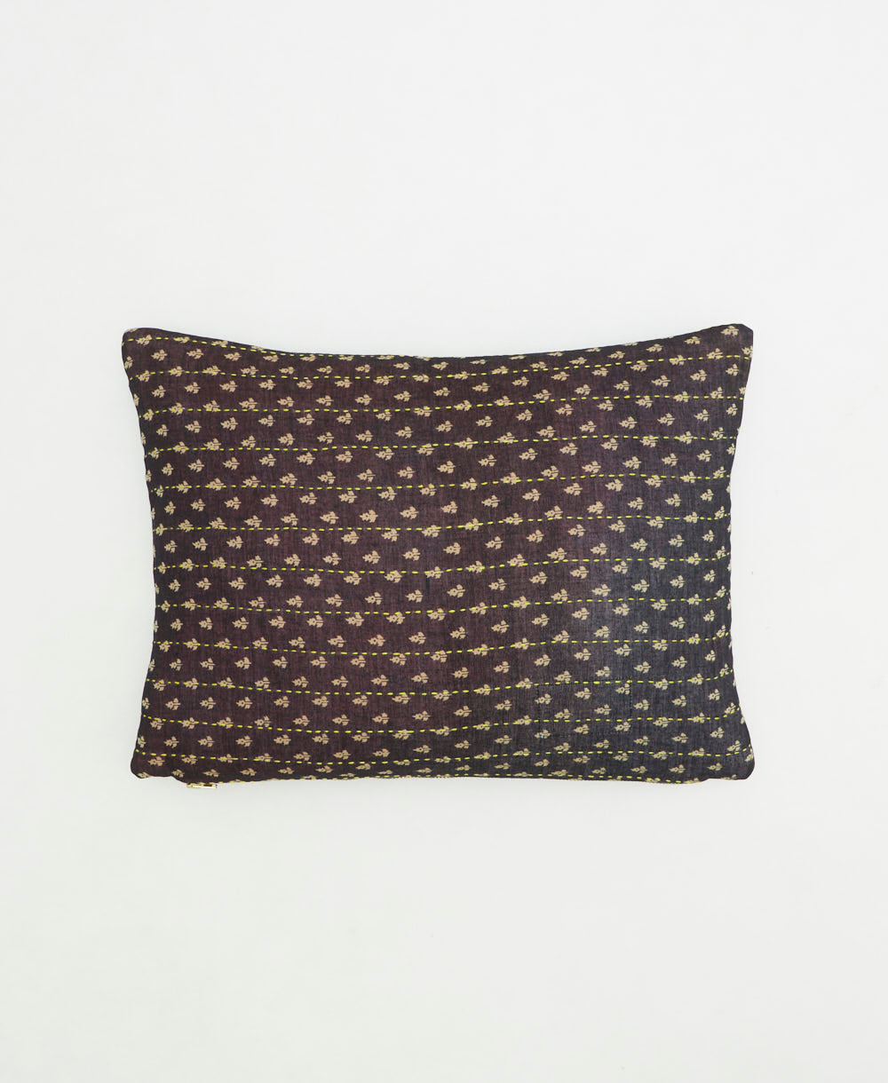 small lumbar pillow with removeable down feather insert