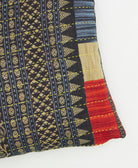 kantha embroidery on small throw pillow