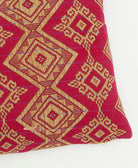 kantha embroidery on small throw pillow