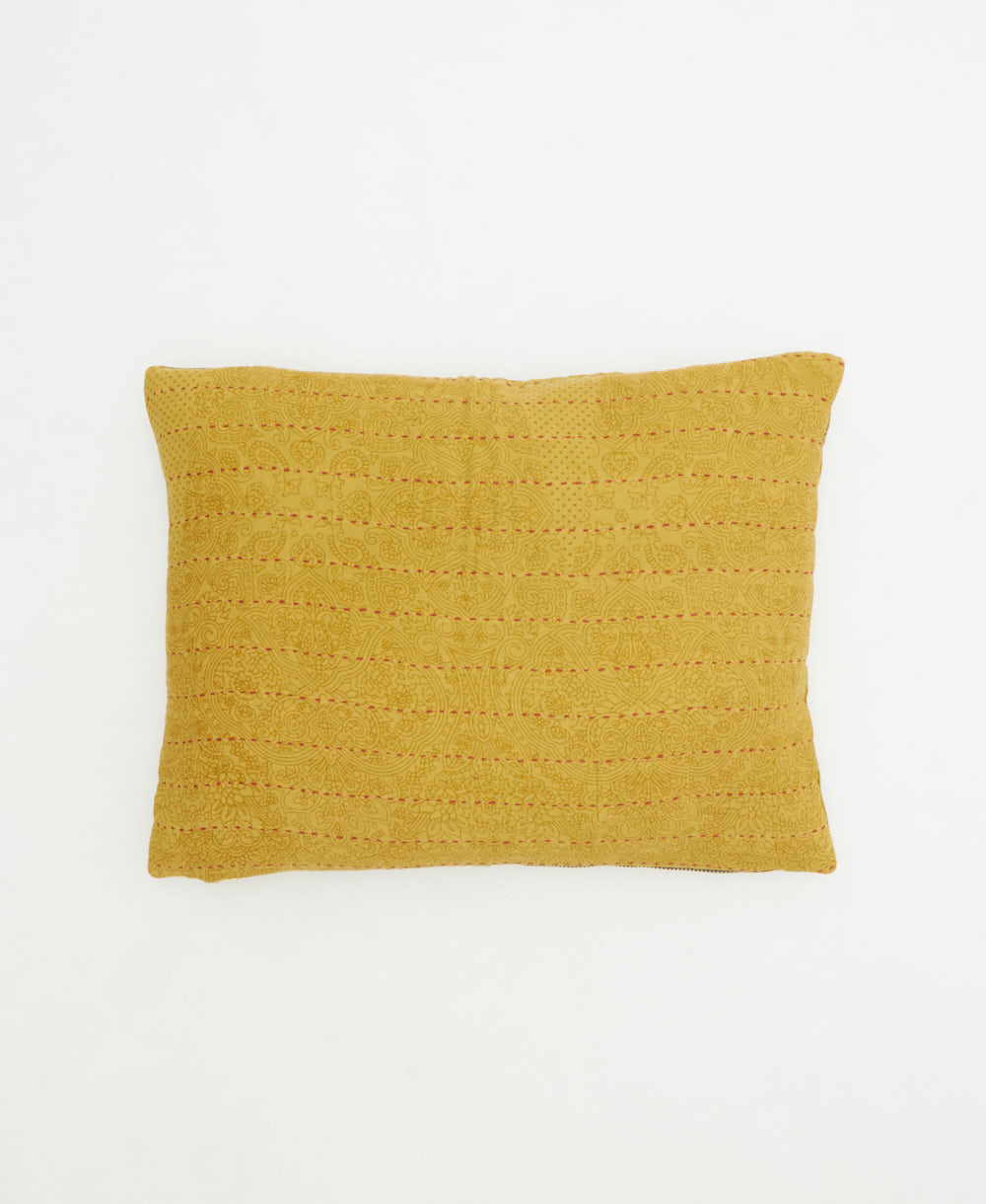 small lumbar pillow with removeable down feather insert