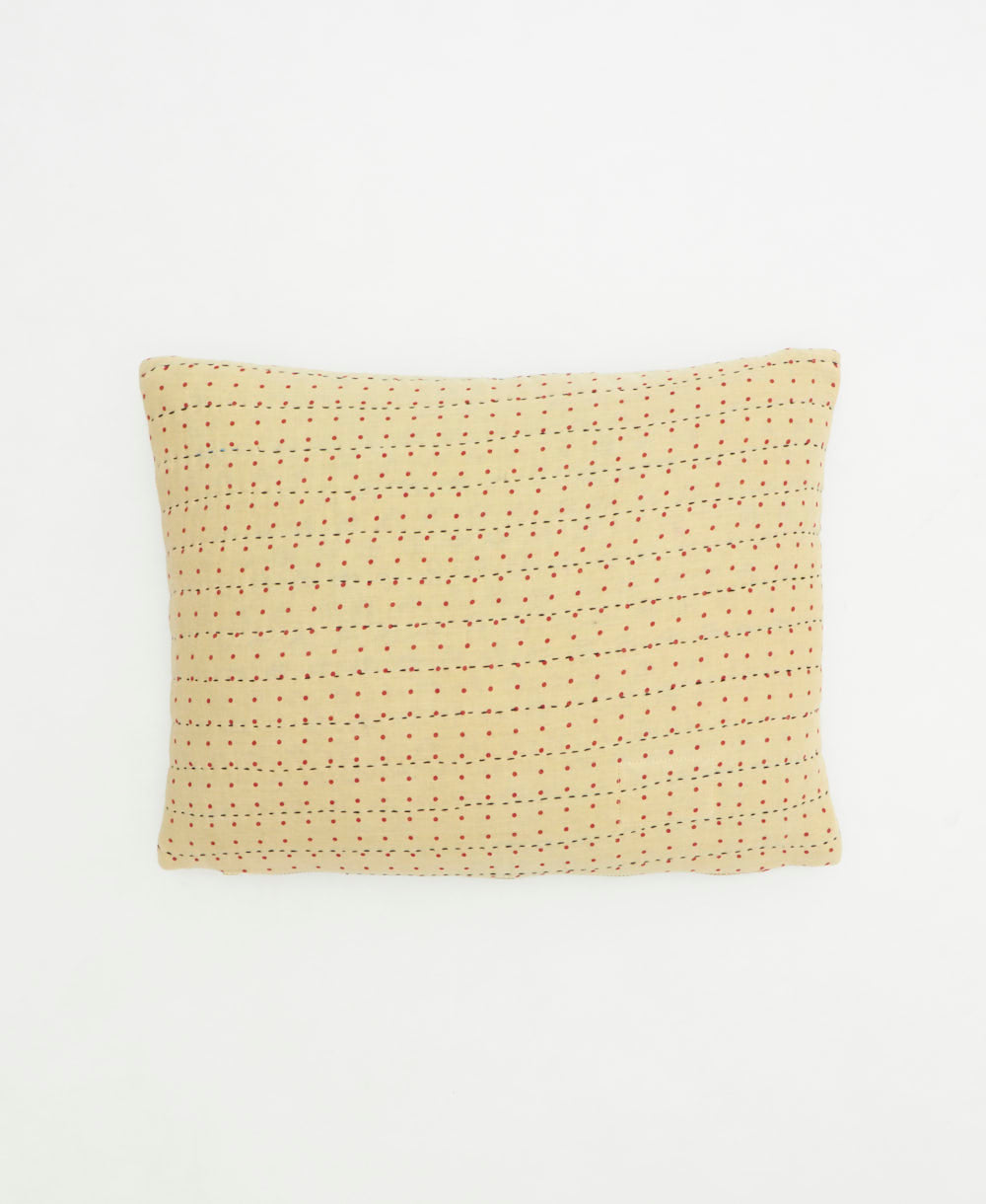 small lumbar pillow with removeable down feather insert