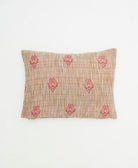 small lumbar pillow with removeable down feather insert
