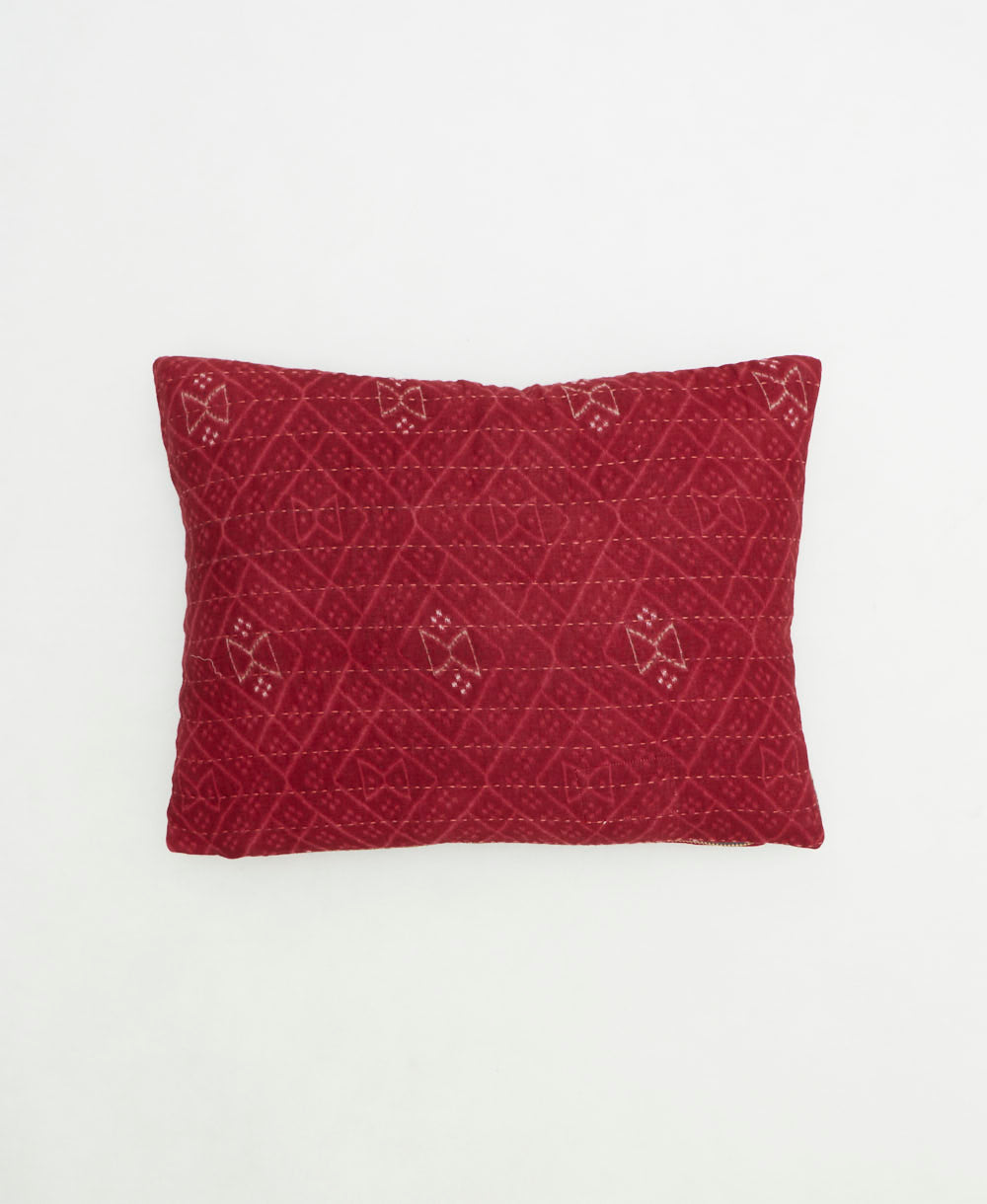 small lumbar pillow with removeable down feather insert
