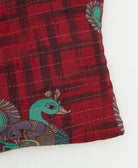 kantha embroidery on small throw pillow