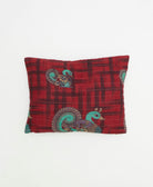 small pillow handmade in India from vintage cotton fabrics