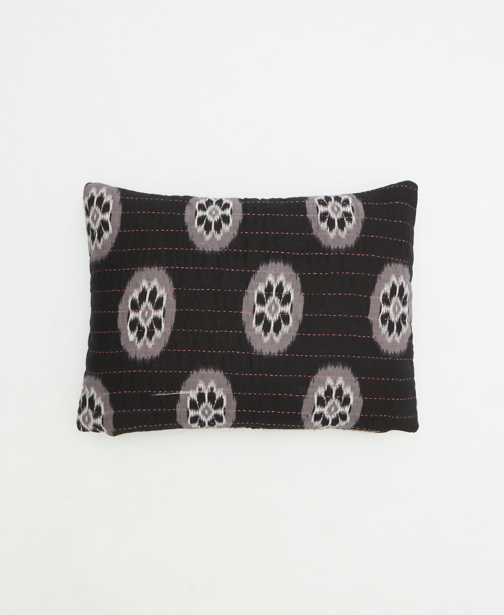 small lumbar pillow with removeable down feather insert