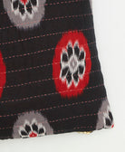 kantha embroidery on small throw pillow