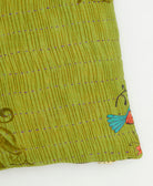 kantha embroidery on small throw pillow