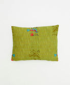small pillow handmade in India from vintage cotton fabrics