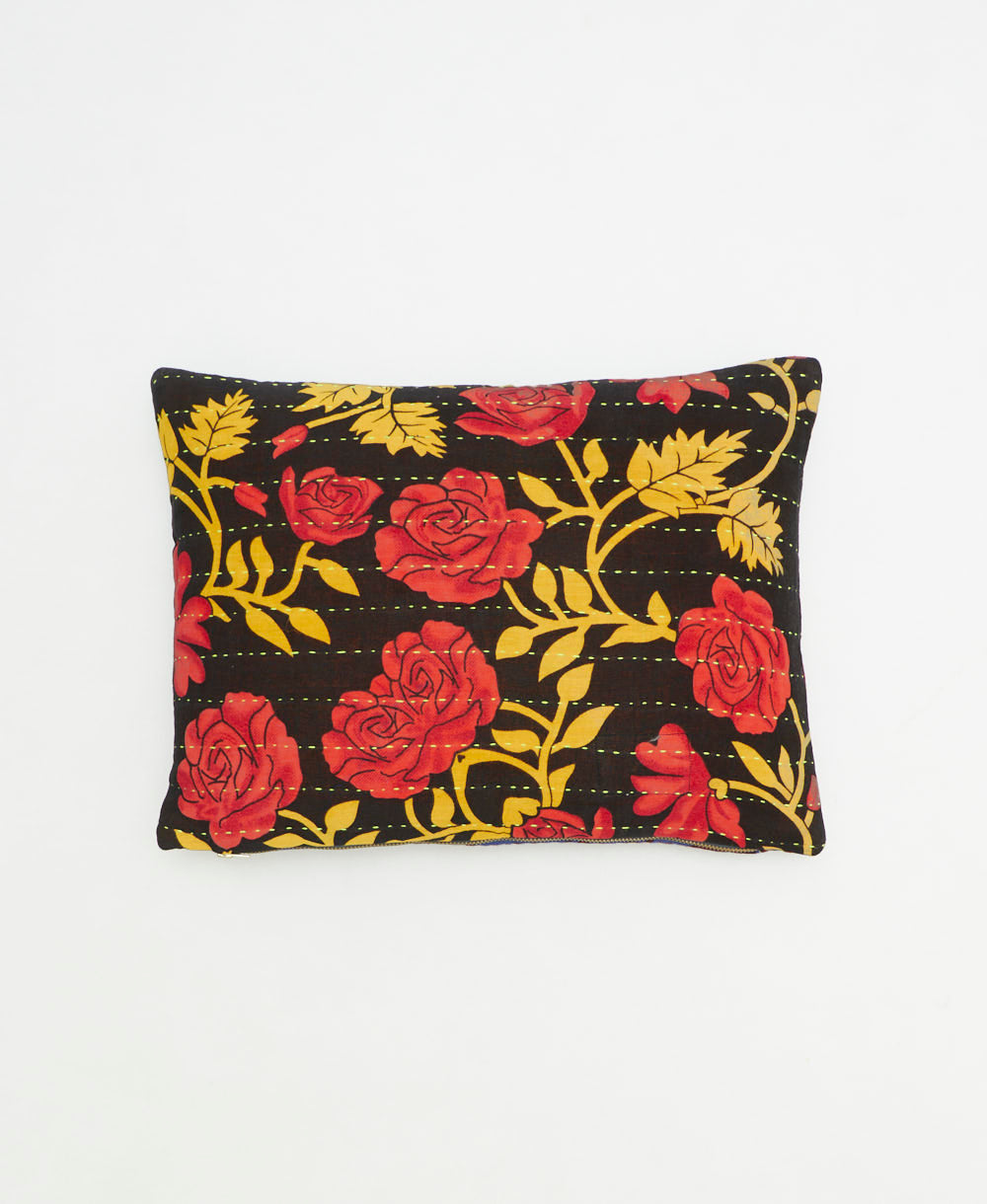 small lumbar pillow with removeable down feather insert