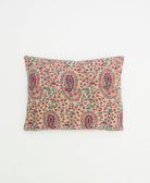 small lumbar pillow with removeable down feather insert