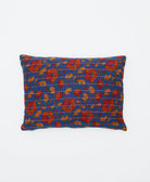 small pillow handmade in India from vintage cotton fabrics