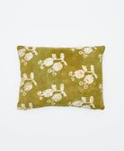 small lumbar pillow with removeable down feather insert