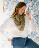 Fair Trade cotton square scarf ethically made from sustainable vintage cotton saris